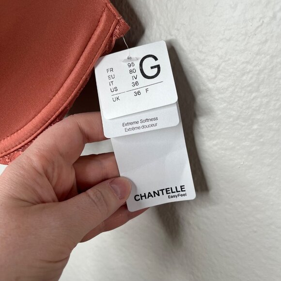 Chantelle Womens Norah Chic Comfort Flex Peach T-Shirt Bra 36G 16m6 - Picture 5 of 10